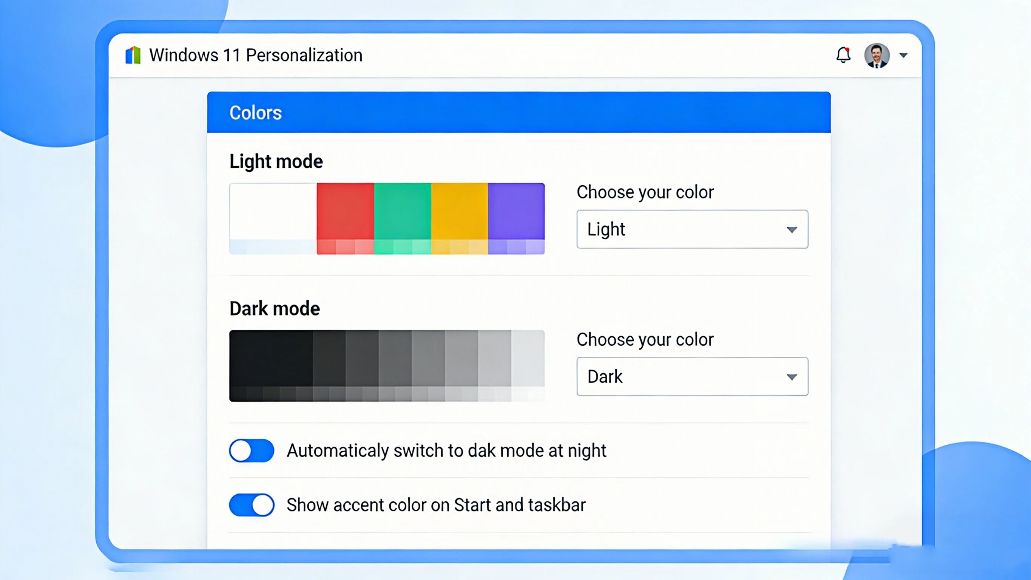 how to enable dark mode in windows 11 quick method