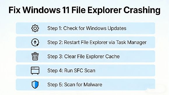 how to fix windows 11 file explorer keeps crashing main
