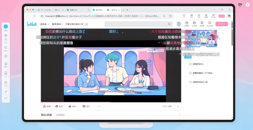 bilibili网页版入口 2026 在线观看弹幕互动登录同步教程