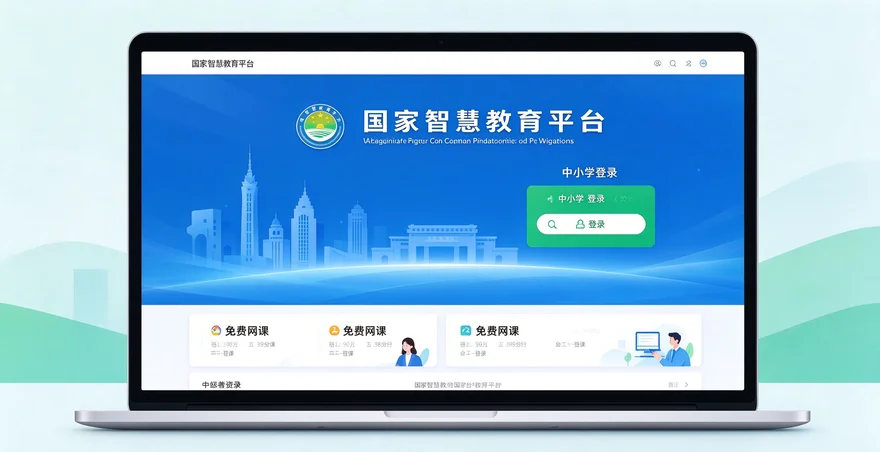 国家智慧教育平台入口 2026 免费网课资源中小学登录教师研修教程