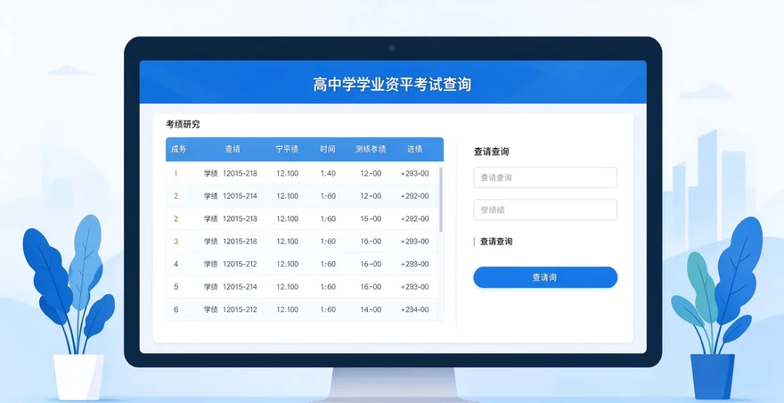 2026 合格考成绩查询入口 学业水平考试查分方法
