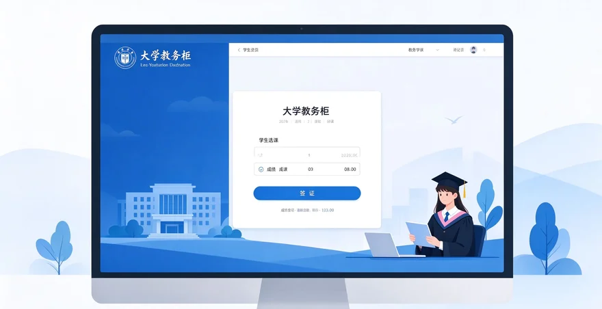 教务系统登录入口 2026 学生端选课成绩查询密码找回教程