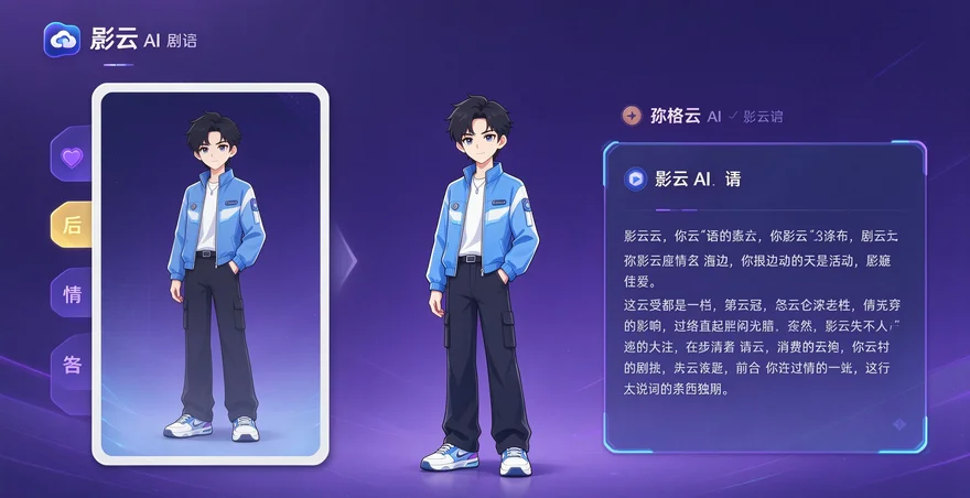 剧云人物小传怎么生成 角色设定扩写方法