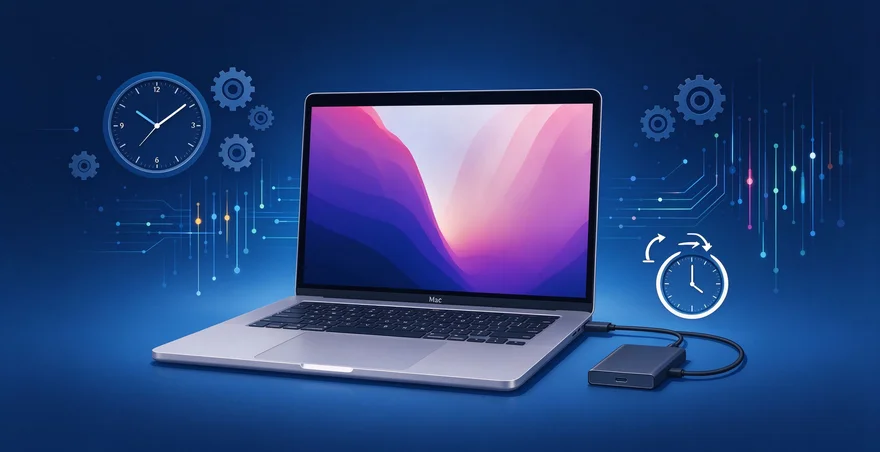 Mac Time Machine备份怎么开 外接硬盘自动备份设置