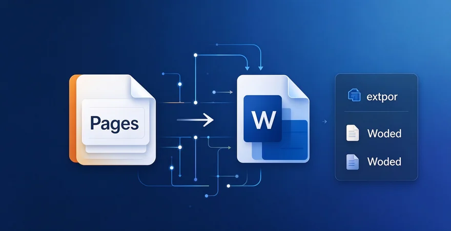 Pages怎么导出为Word格式 Pages转docx教程