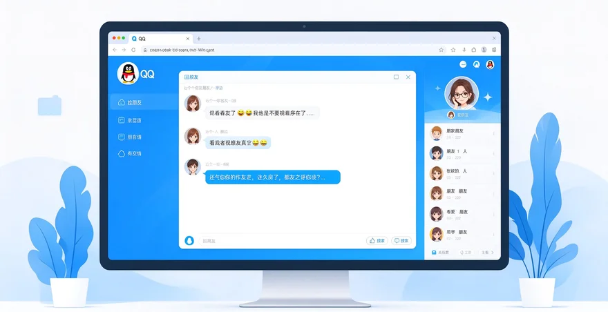 qq网页版登录入口网站 2026 在线扫码登录聊天教程