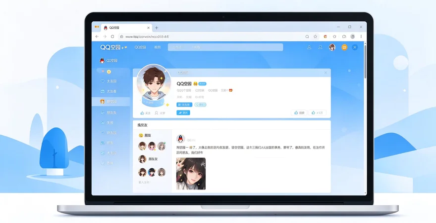 qq空间登录入口 2026 网页版扫码登录个人主页教程