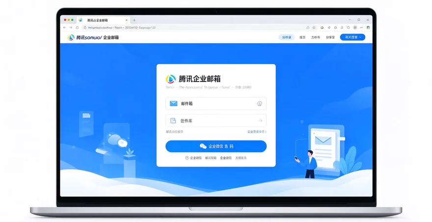 腾讯企业邮箱登录入口 2026 企业微信扫码多端同步办公教程