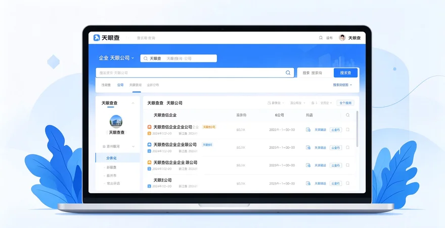 2026 天眼查官网入口 在线企业信息免费查询