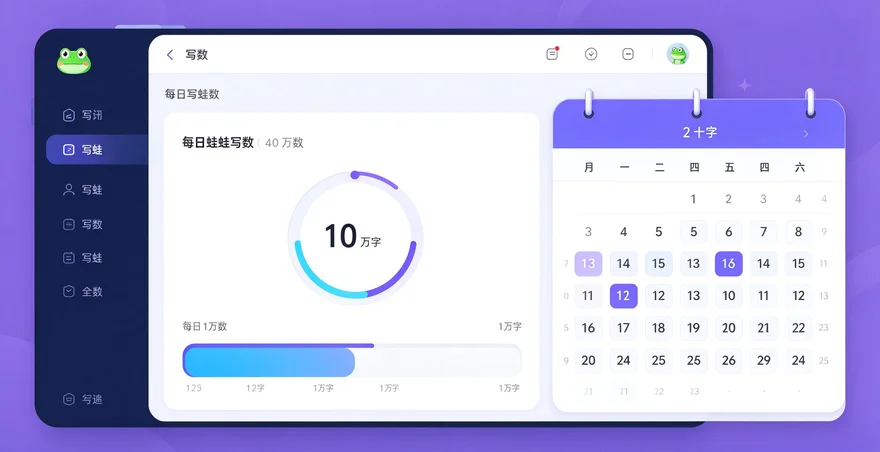蛙蛙写作每天免费写1万字吗 月度额度和会员规则