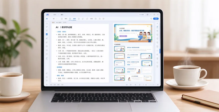 AI做教育哪个软件好用 免费一键生成课件教案