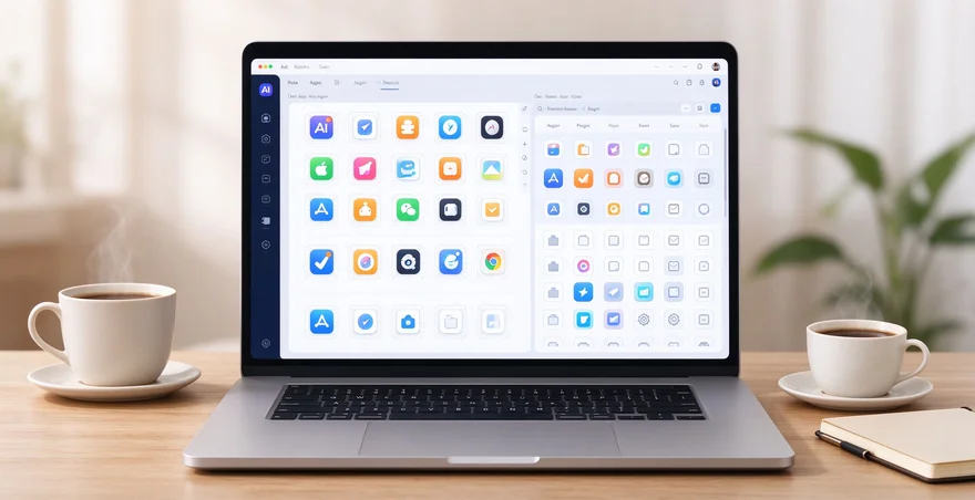 AI做图标设计哪个软件好用 免费一键生成APP图标