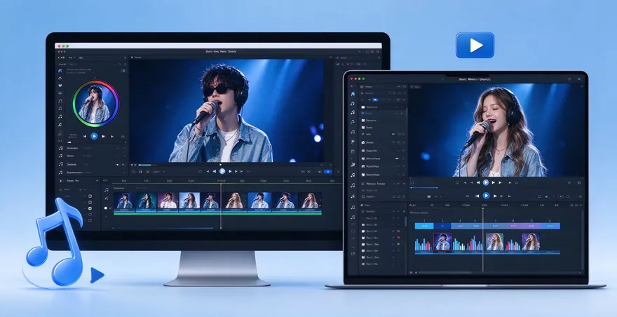 AI音乐MV生成工具哪个好？AI歌曲MV制作软件实测对比