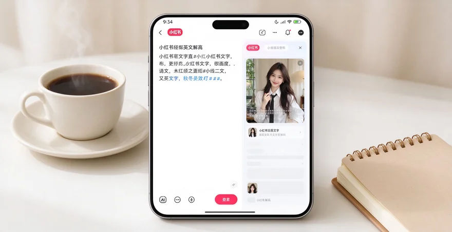 AI做小红书文案哪个软件好用 免费一键生成种草笔记