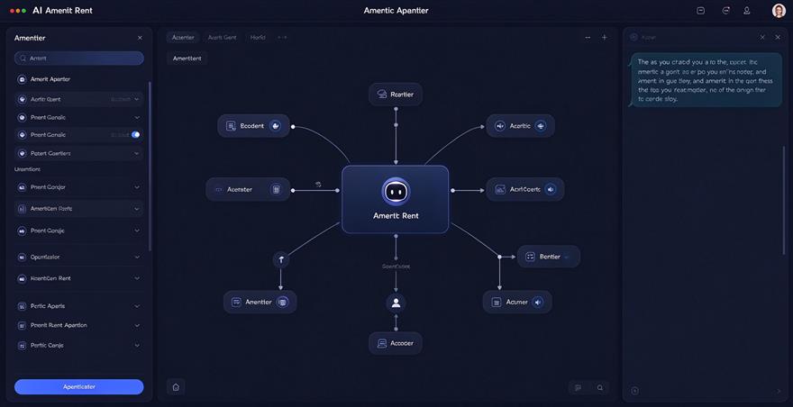 Atoms AI智能体搭建界面